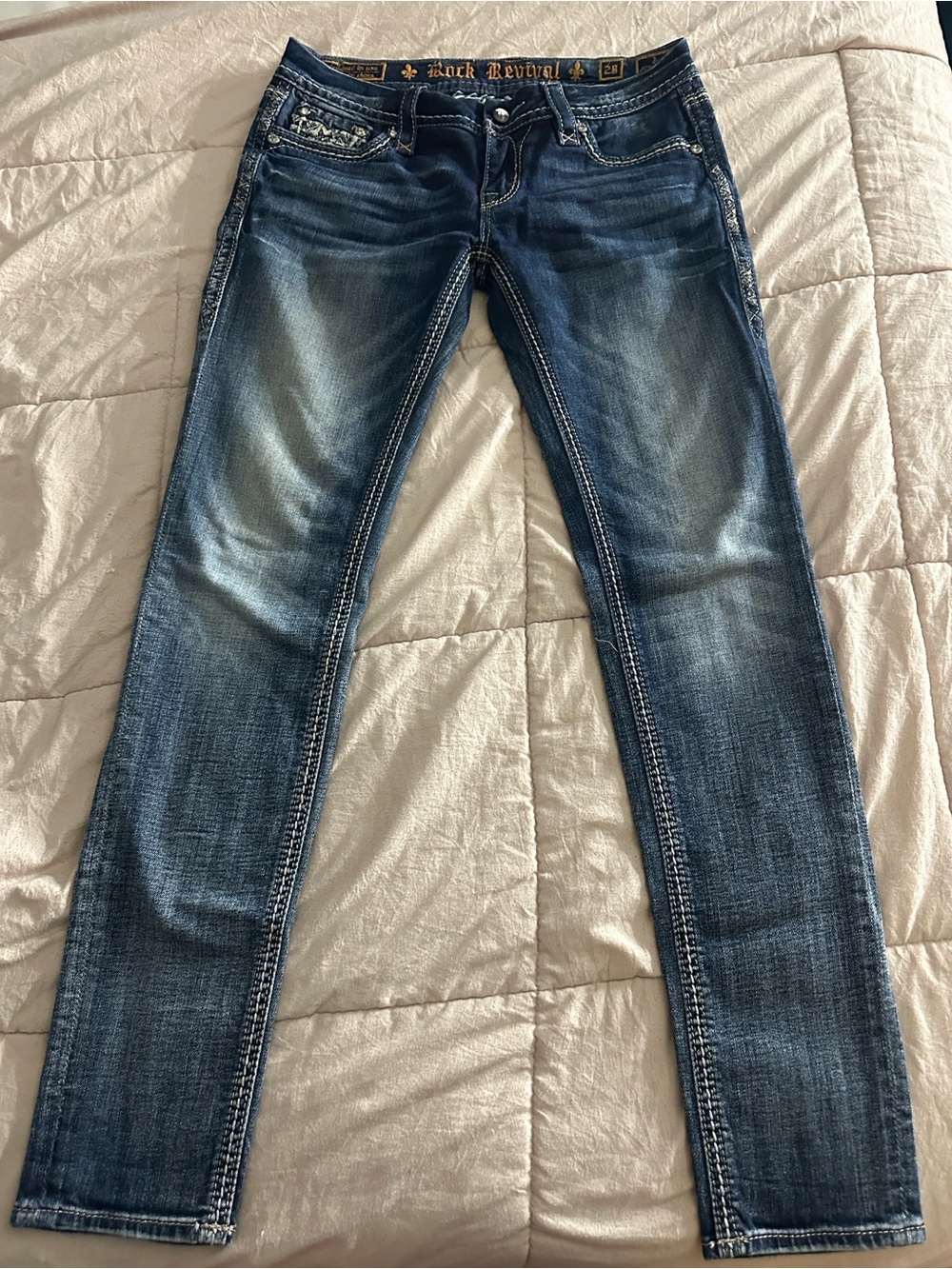 Rock Revival Dark Blue skinny Jeans
